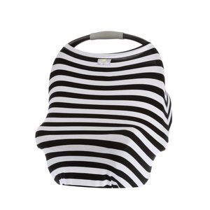 Itzy Ritzy black and white striped cover